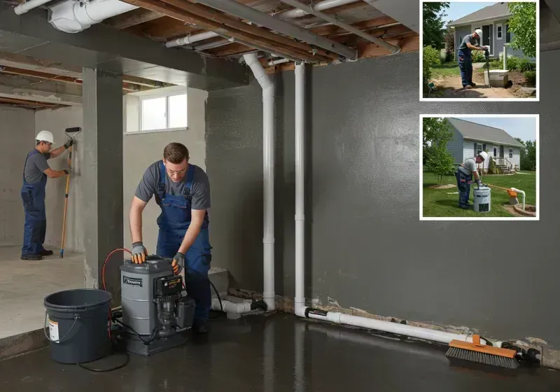 Basement Waterproofing and Flood Prevention process in Hagerman, NM